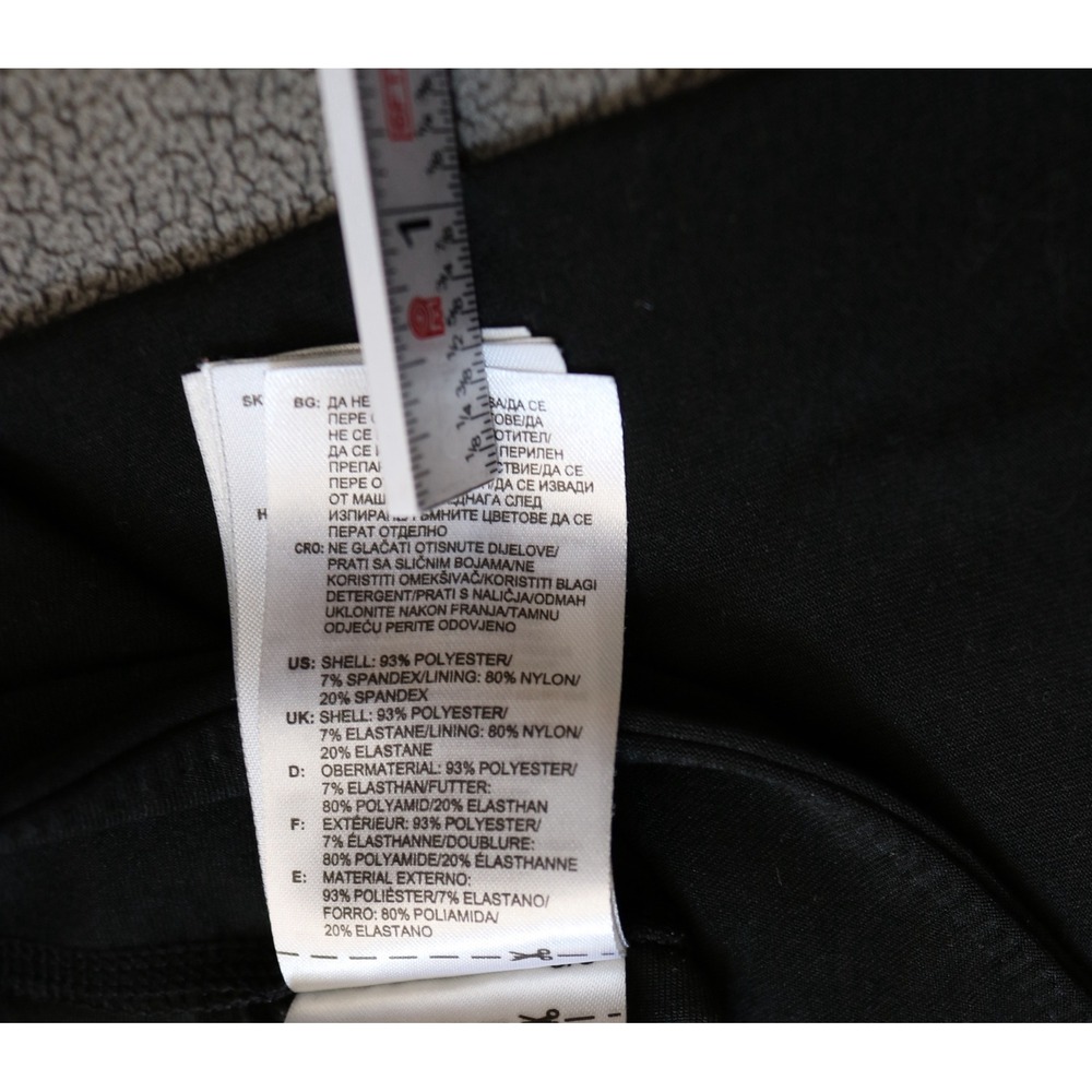 ADIDAS Climalite Performance Leggings Women Small Black Stretch Athletic Workout - Picture 8 of 12